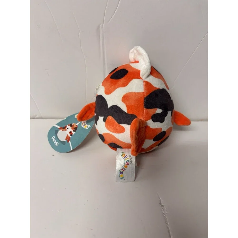 Squishmallows Dandii Plush Small 2024 Orange White Black Washable
